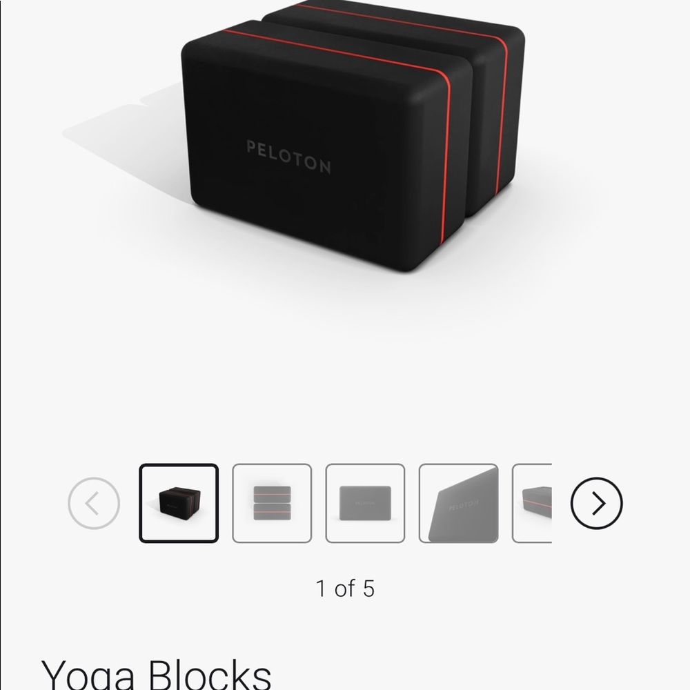 Peloton yoga blocks and strap